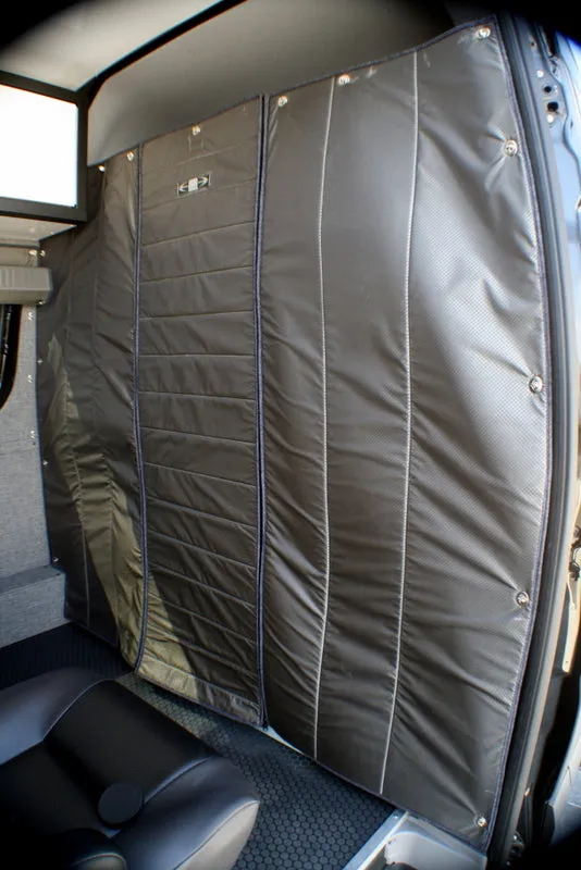 07  Sprinter Van Fabric - Headliner Shelf Fabric Partition With 18" Center