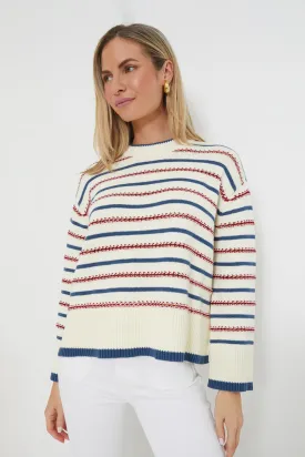 Americana Pointelle Maxine Sweater