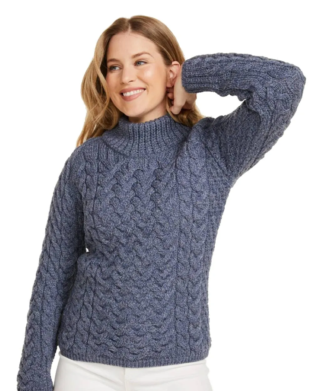 Aran Knightstown Womens Crew Neck Sweater