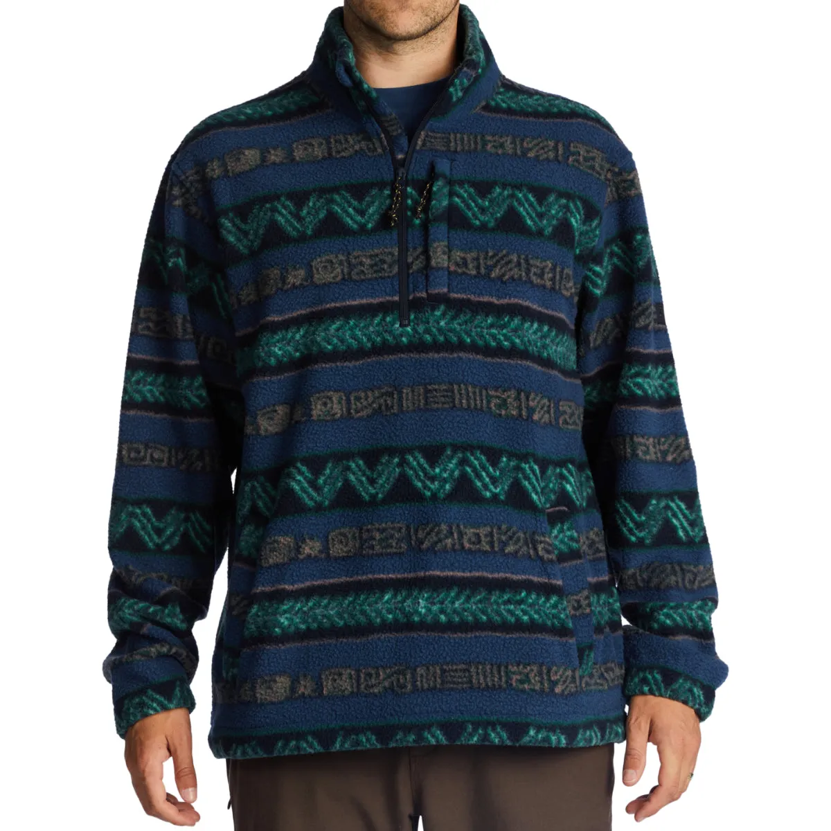 Billabong A/Div Boundary Mock Neck Pullover Half-Zip Jacket