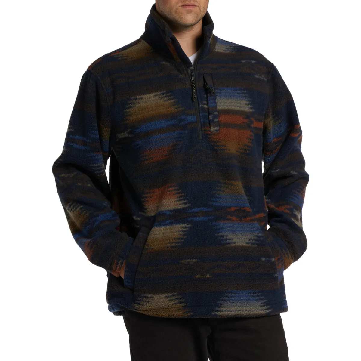 Billabong A/Div Boundary Mock Neck Pullover Half-Zip Jacket