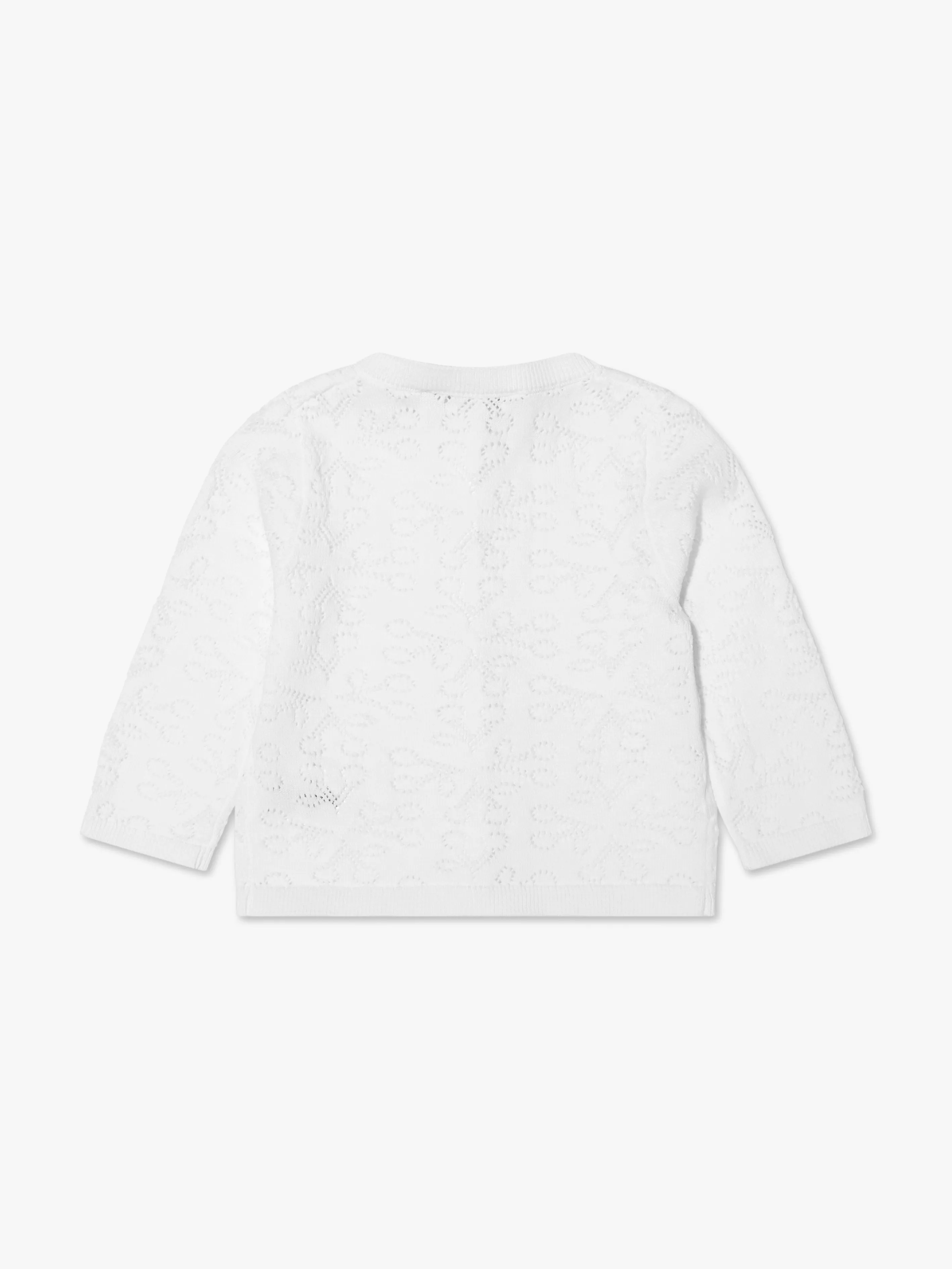 Bonpoint Baby Girls Clayel Cardigan in Ivory