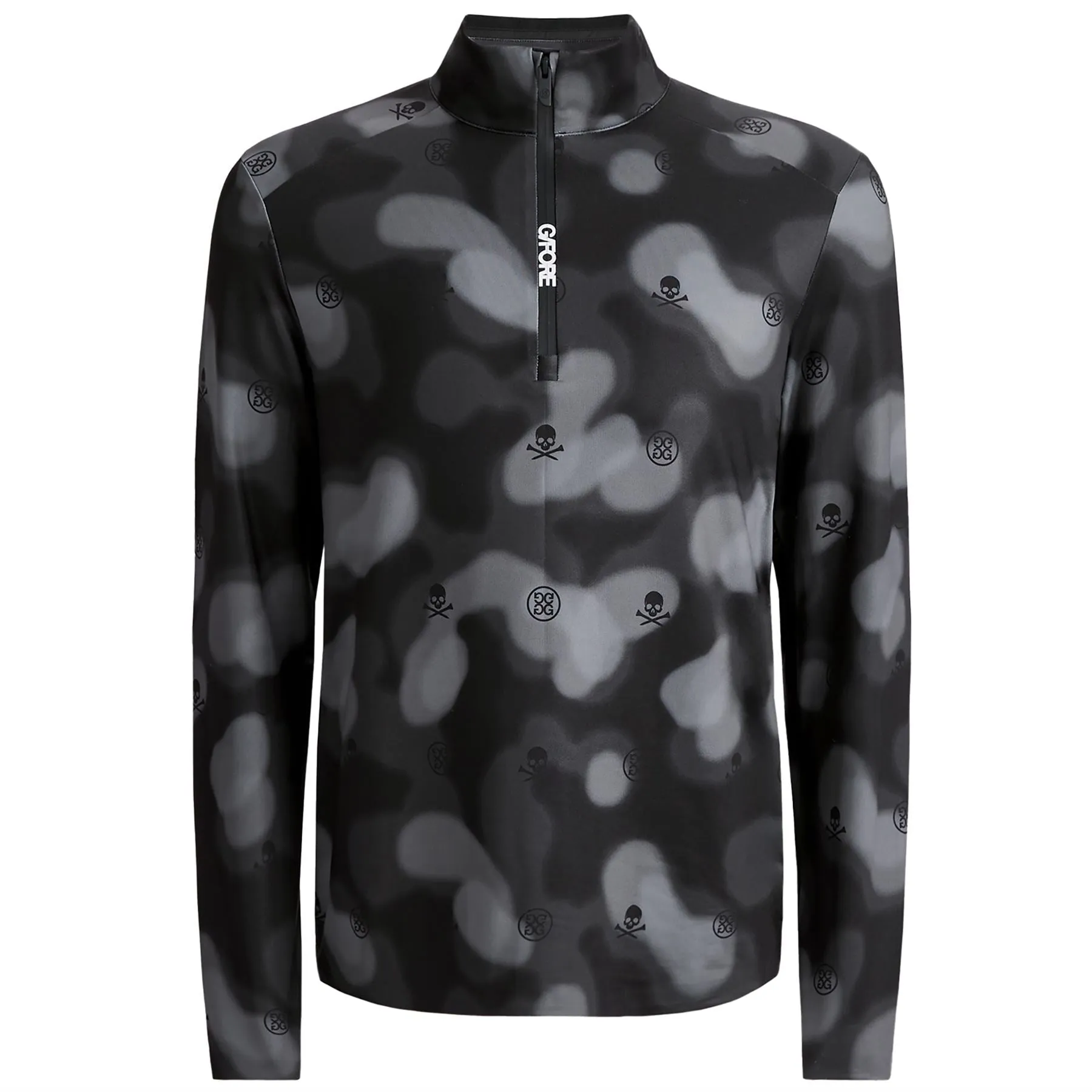 Brushed Back Tech Quarter Zip Pullover Onyx Blur Camo - AW24