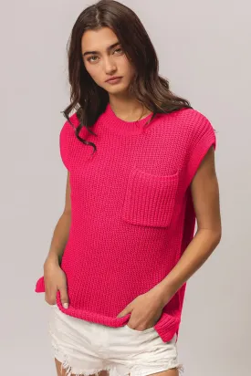 Cap Sleeve Sweater Top