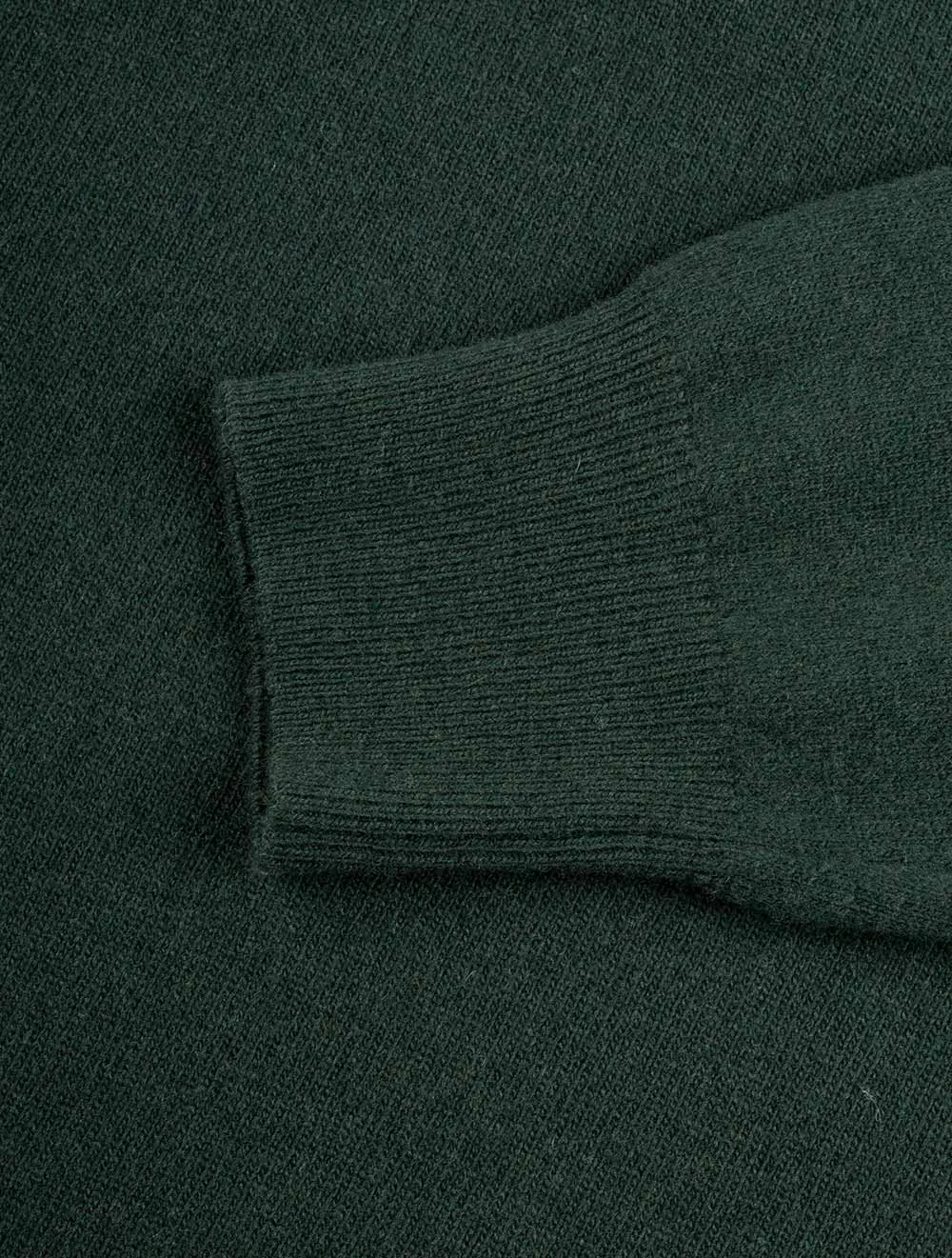 Cashmere & Merino Wool Crew Neck Dark Green