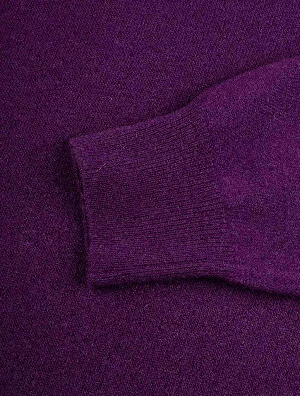 Cashmere & Merino Wool Crew Neck Violet