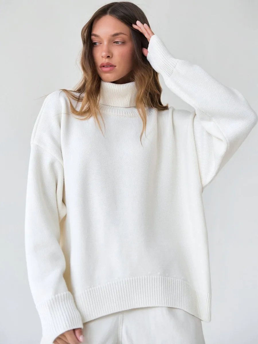 Classic Versatile Turtleneck Pullover Sweater (MS055)