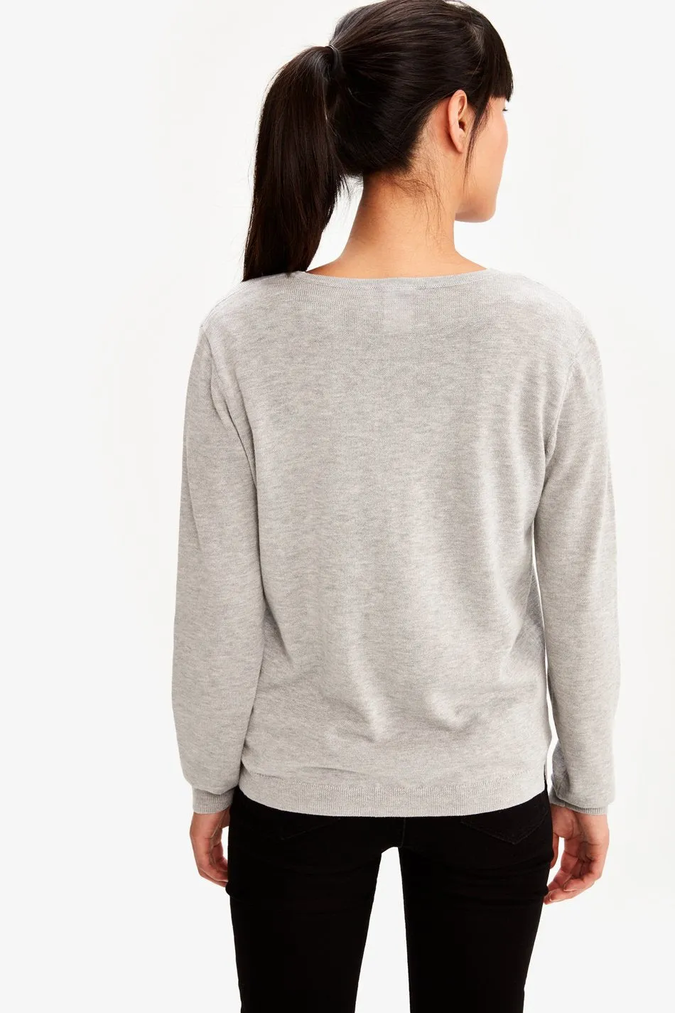 COZY CREW NECK TOP