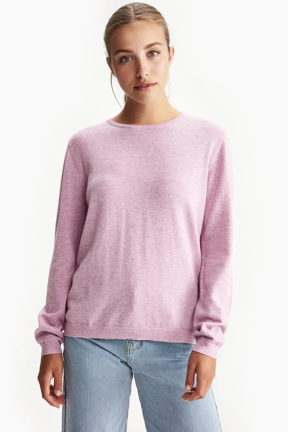 COZY CREW NECK TOP