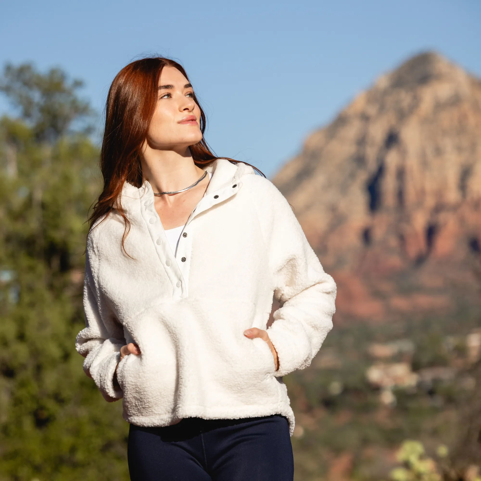 Day Hike Fleece Pullover (Ivory)