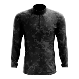 Don't Tread On Me Camo Men's Quarter Zip Pullover