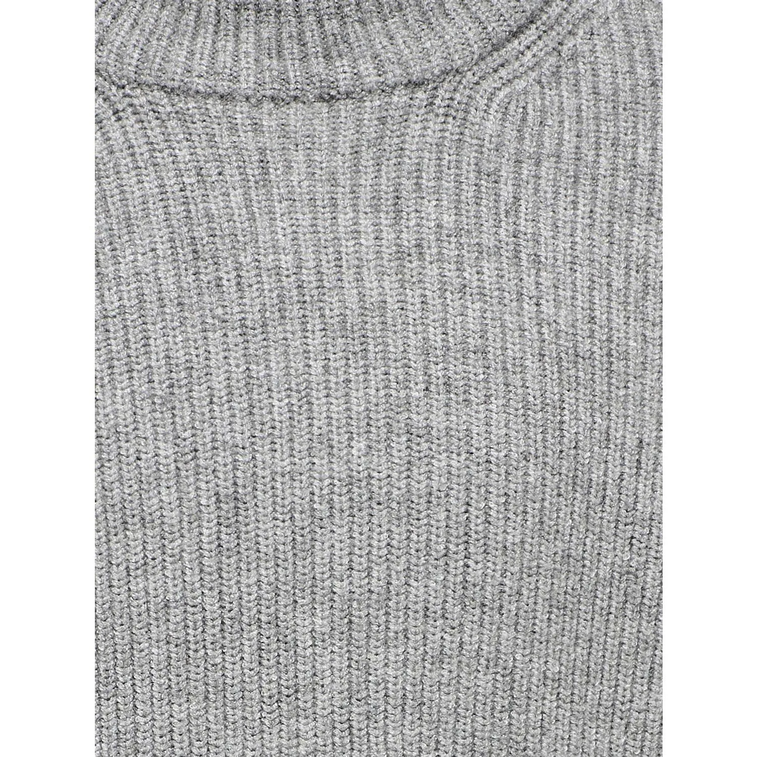 kids ONLY Medium Grey Melange Anne Fold Up Pullover Knit