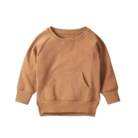 Little Bipsy Pocket Pullover - Carmel