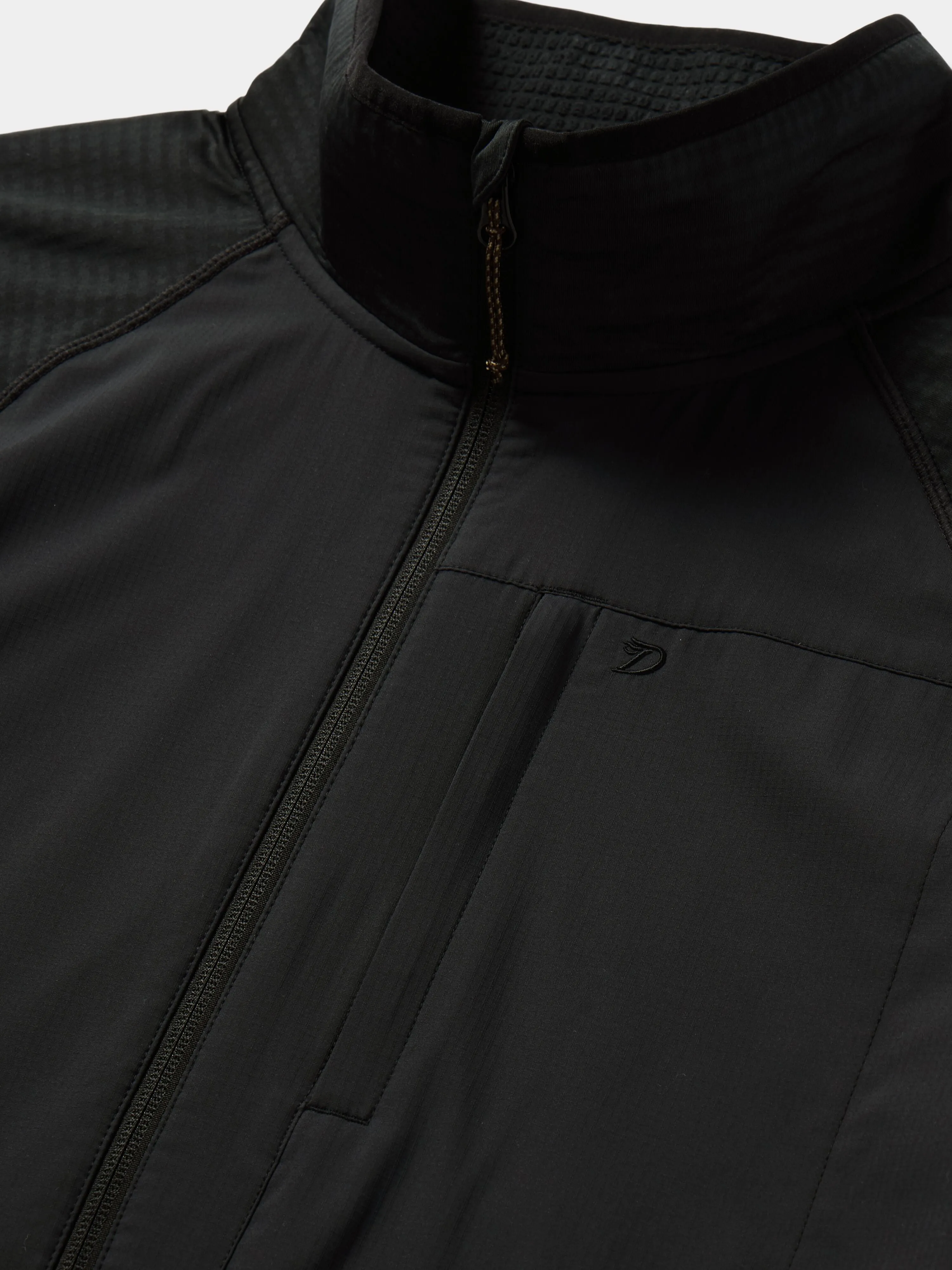 M's Lightweight Grid Tech Fleece 1/2 Zip - Black