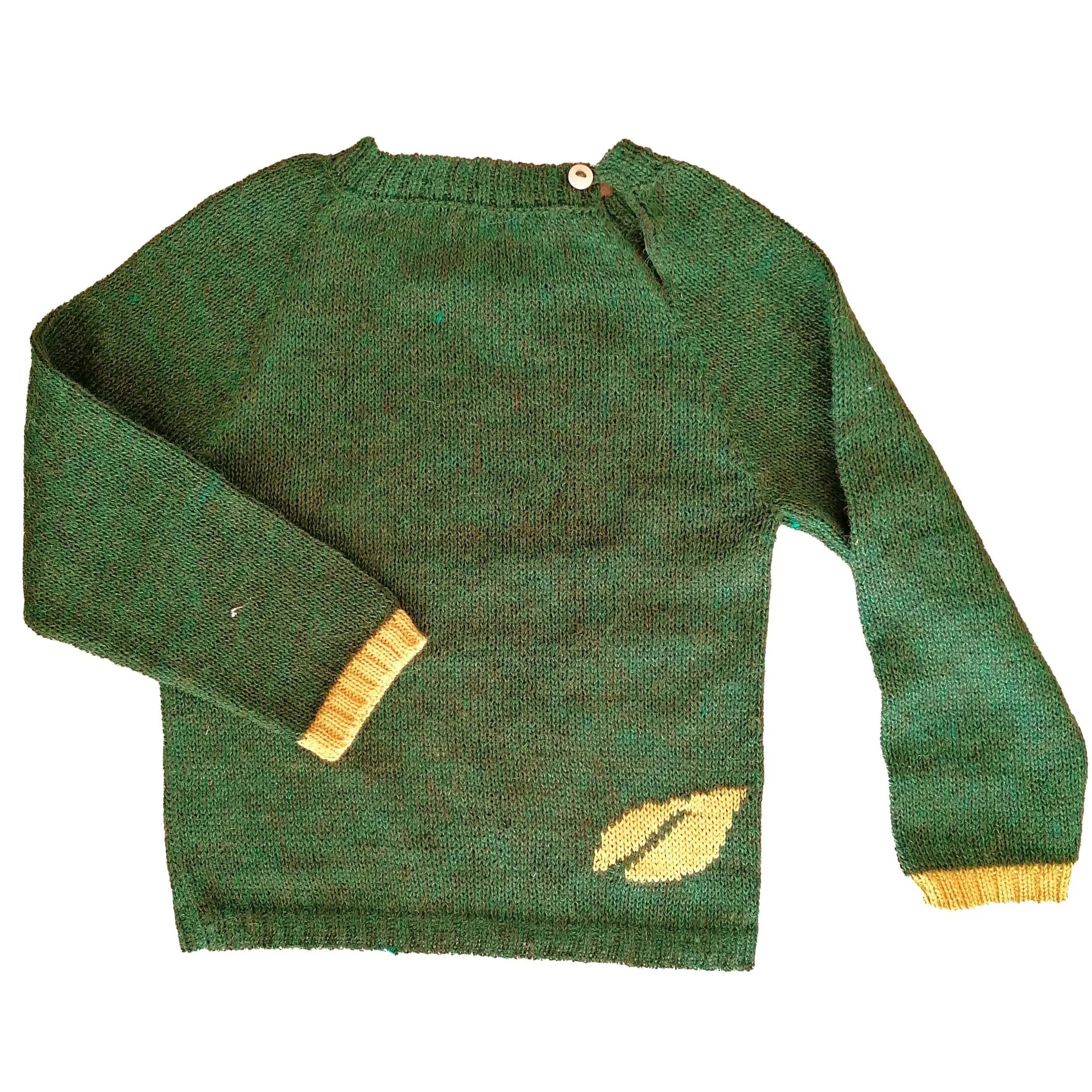 Nanay Ducks in the Meadow Baby Alpaca Sweater