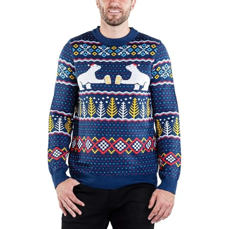 Playful and Festive Holiday Pullover Sweater for Christmas Gatherings