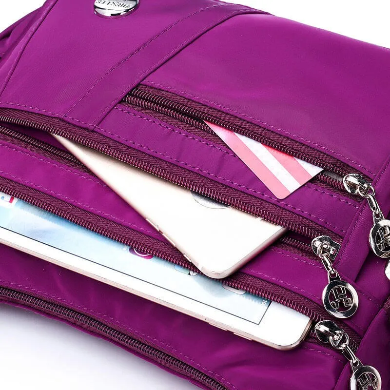 Purple stylish versatile practical economical large-capacity shoulder bag