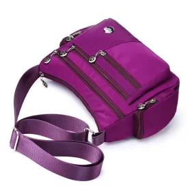 Purple stylish versatile practical economical large-capacity shoulder bag