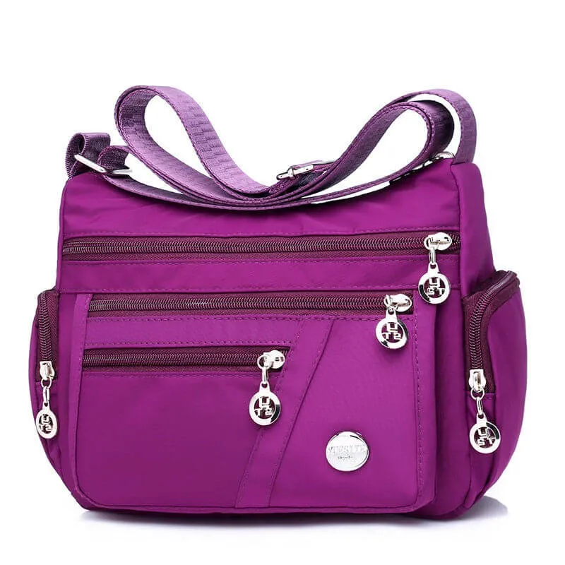 Purple stylish versatile practical economical large-capacity shoulder bag