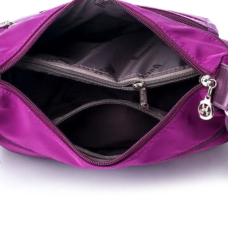 Purple stylish versatile practical economical large-capacity shoulder bag