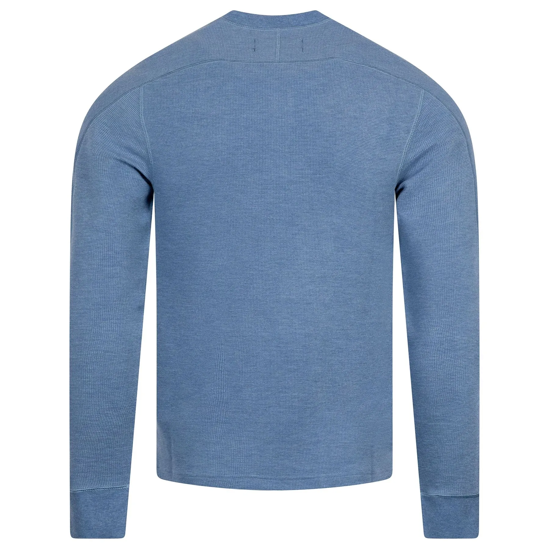 RLX Tech Waffle Henley Pullover Fog Blue - AW24