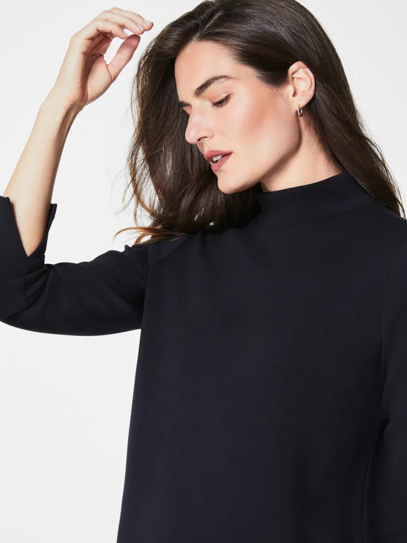 Spanx AirEssentials Mock Pullover - Black