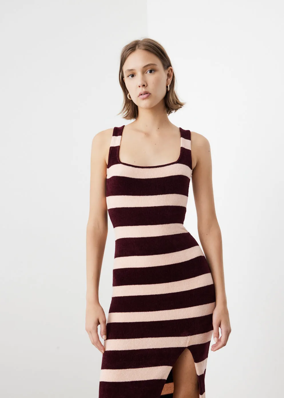 Striped Knitted Dress