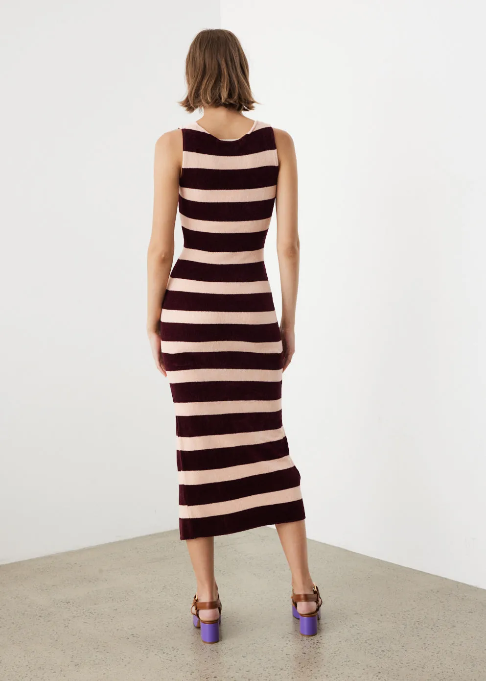 Striped Knitted Dress