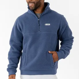 Summit Fleece Pullover | Solid - Slate Blue