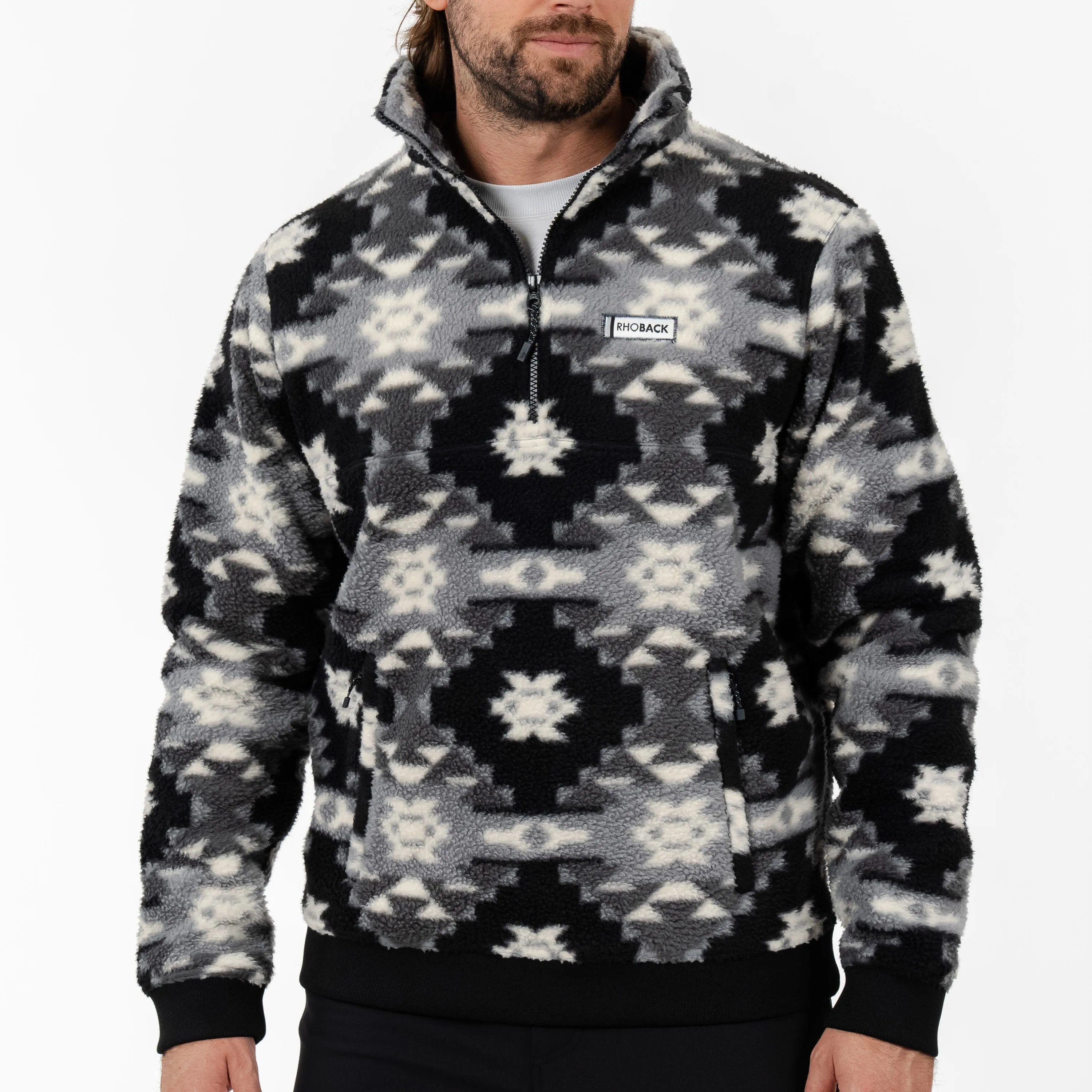 Summit Fleece Pullover | The Jackson - Midnight Black/Thunder Grey