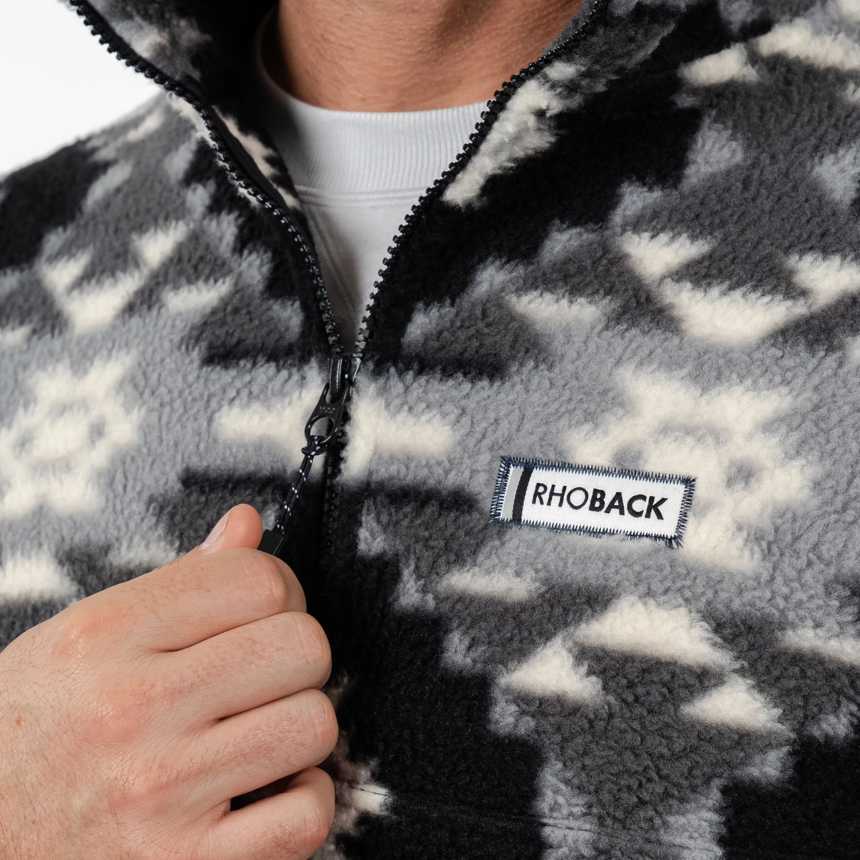 Summit Fleece Pullover | The Jackson - Midnight Black/Thunder Grey