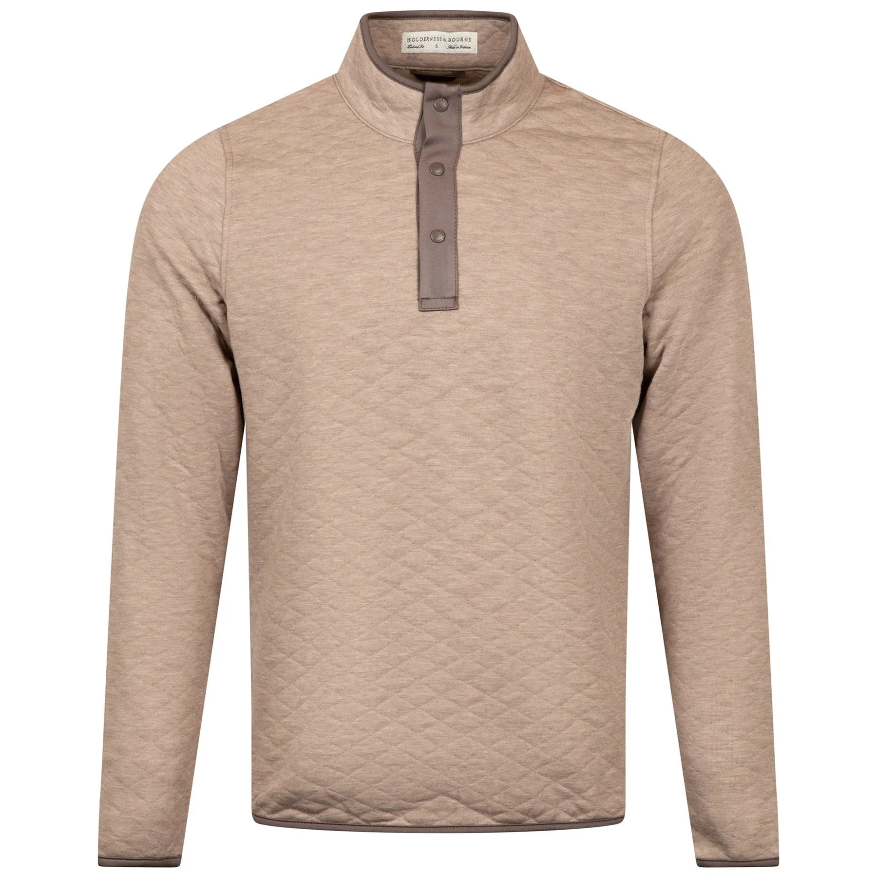 The Sullivan Snap Button Pullover Heathered Fescue - AW24