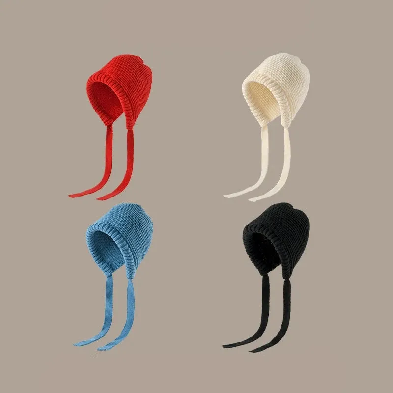 Thickened Woolen Hat for Women - Ear Protection & Cold Defense