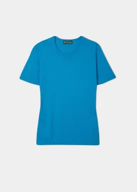 Victoria Ladies Cotton Cashmere T-Shirt In Malibu