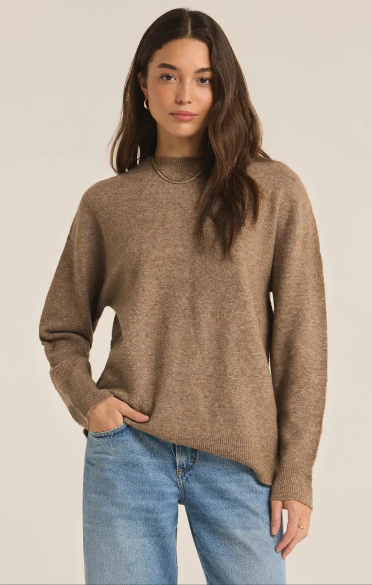 Z Supply Gia Crew Neck Sweater Chai